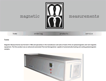Tablet Screenshot of magnetic-measurements.com